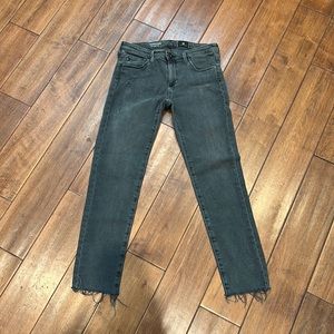 AG Skinny Jean Charcoal Capris